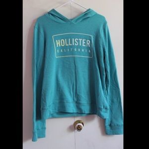Blue Hollister hoodie